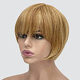 Натуральна перука Debbie HH, коротка стрижка рудого відтінку з легким меліруванням, фото 2