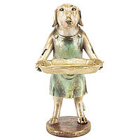 Статуетка "Собака з підносом", 27 см.