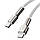 Кабель для Айфон Baseus Cafule Metal Data Cable Type-C to Lightning PD 20W White 1м (CATLJK-A02), фото 2