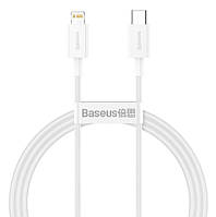 Кабель для Айфон Baseus Superior Series Fast Charging Data Cable Type-C to Lightning PD 20W White 2м CATLYS-C02