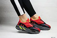 Женские кроссовки Adidas Адидас x Yeezy Boost 700 OG, черные с красным 36