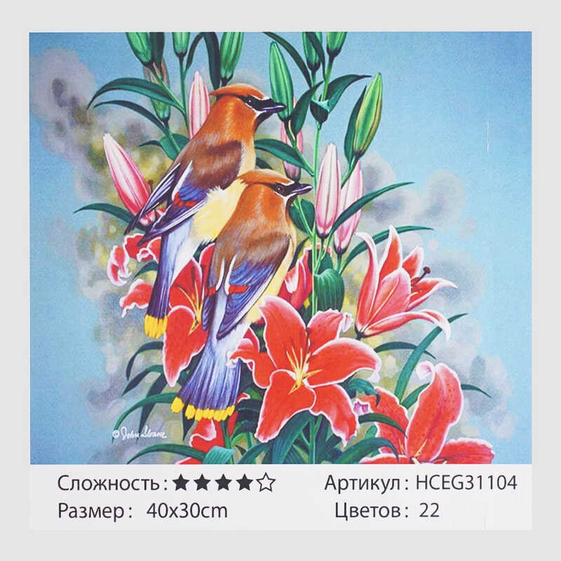 Картини по номерах 31104 (30) 40*30 см "TK Group"