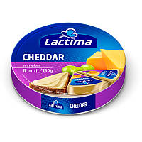 Сир сегментами плавлений Чеддар "Lactima" фасування 0.12 kg