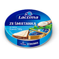 Сыр сегментами плавленый сливочный "Lactima" фасовка 0.12 kg