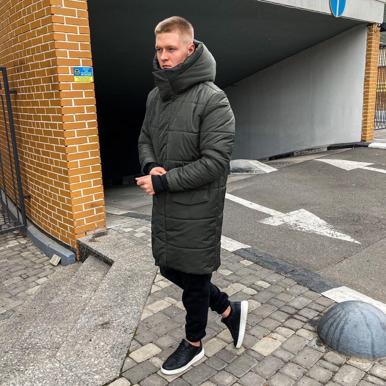 Чоловіча зимова парка до -30 ° С parka long