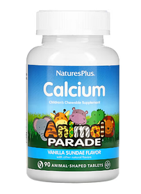 Кальцій для дітей зі смаком ванільного морозива (Calcium Animal Parade) NaturesPlus, 90 таблеток