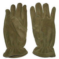 Флисовые теплые зимние тактические перчатки, рукавички для военных зсу зеленые, армейские перчатки цвета хаки