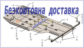 Захист двигуна Volkswagen Amarok (2016-)(захист двигуна Фольксваген Амарок) Кольчуга