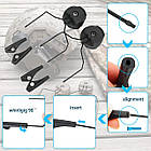 Кріплення адаптер на шолом каску для навушників Howard Impact Sport / Bolt, Impact Pro, Earmor, фото 4