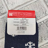 Шкарпетки жіночі новорічні середні зимові ангора без махри р.37-41 печива асорті НАТАЛІ В916-1 30036759, фото 4