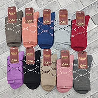 Шкарпетки жіночі високі зимові плюшеві р.37-41 бренд асорті ФЕННА (6022) 30036652
