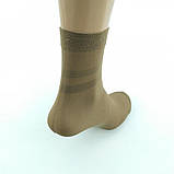 Шкарпетки жіночі капронові КАТЕРИНА з 2-ма смужками 40 Den мокко (шоколад) НК-274, фото 4