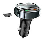 Автомобільний FM модулятор трансмітер Hoco E70 PD 30W зі швидкою зарядкою Bluetooth, фото 5