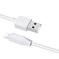 Кабель для зарядки и передачи данных Hoco X1 USB to Lightning Белый 1 м