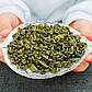 Елітний зелений китайський чай розсипний 250 г у зеленій жерстяній банці, фото 4