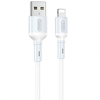 Кабель для зарядки и передачи данных Hoco X65 USB to Lightning Белый 1 м