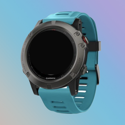 Браслет для годинника Garmin Fenix 3 HR/Fenix 5x 7x 26 мм силіконовий синій