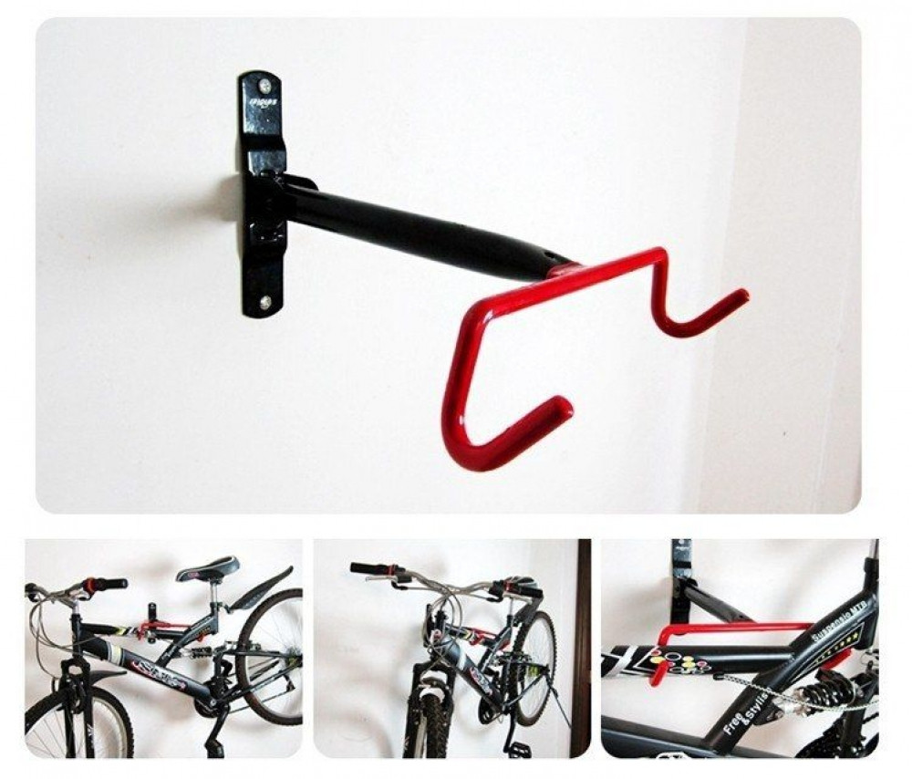 Тримач для велосипеда за раму. Кріплення велосипеда за раму до стіни. Кріплення велосипеда на стіну. - фото 1 - id-p1704896664