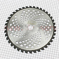 Нож для триммера. Диски для триммера 40Тх255мм победитовые зубья. Ножи и диски для мотокосы