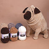 Yarnart DOLCE (Дольче) № 804 (Пряжа плюшева, нитки велюр для в'язання), фото 5