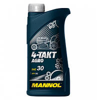 Масло 4T 10W-40 - МИНЕРАЛЬНОЕ МОТОРНОЕ МАСЛО ДЛЯ САДОВОЙ ТЕХНИКИ. 4-TAKT AGRO SAE 30 1 Л.