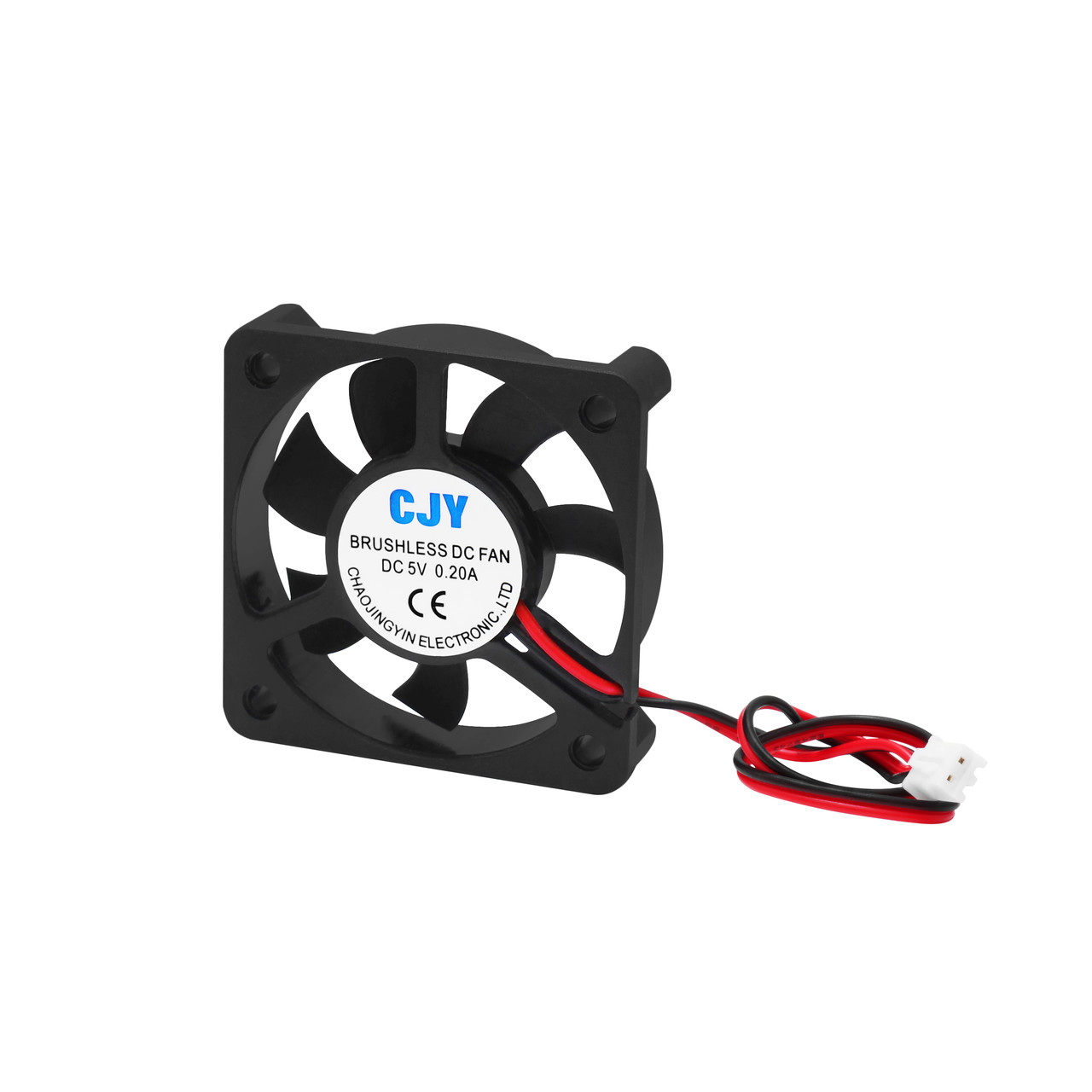 Вентилятор охолоджуючий CJY 50х50 (5 В, 0.2 A, 2 pin XH2.54-2P), вентилятор постійного струму для корпусу