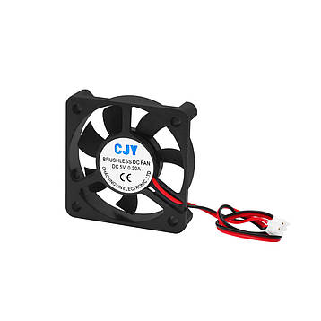 Вентилятор охолоджуючий CJY 50х50 (5 В, 0.2 A, 2 pin XH2.54-2P), вентилятор постійного струму для корпусу, фото 1