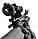 Набір: цілик і мушка FAB Defense FRBS OFFSET Black на планку Pitcatinny (пісочний), фото 2