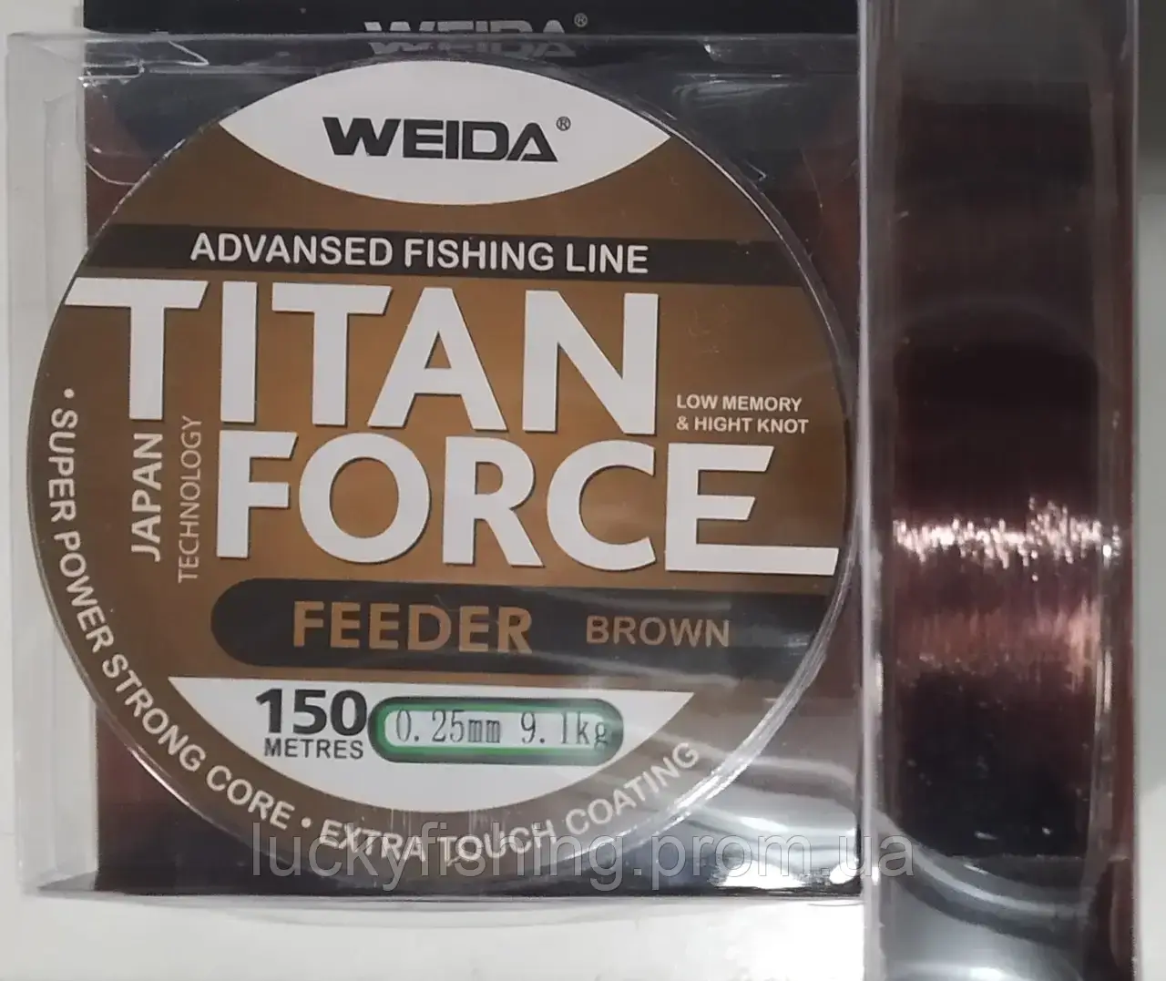 Волосінь Weida Titan force feeder 150m 0.25mm