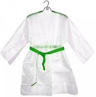 Куртка для прессотерапии с поясом Doily XXL (1 шт./пач.) из спанбонда. Цвет: белый