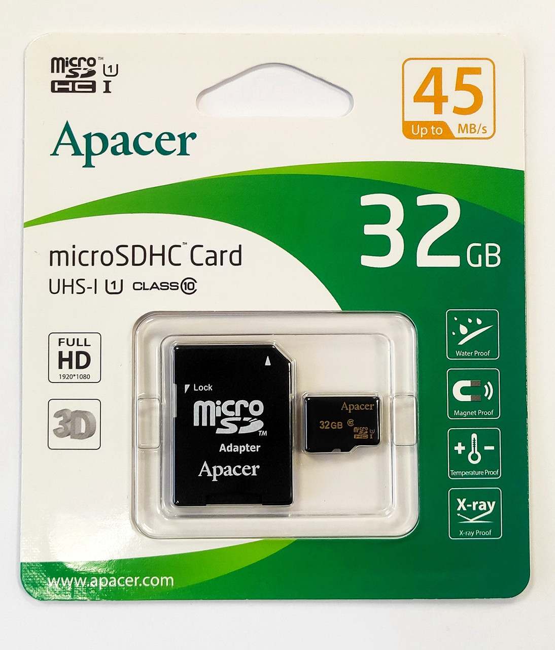 Картка пам'яті Apacer MicroSD 32 Gb