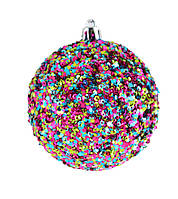 Шар новогодний на елку Yes! Fun "Ассорти", многоцветный d-8 см
