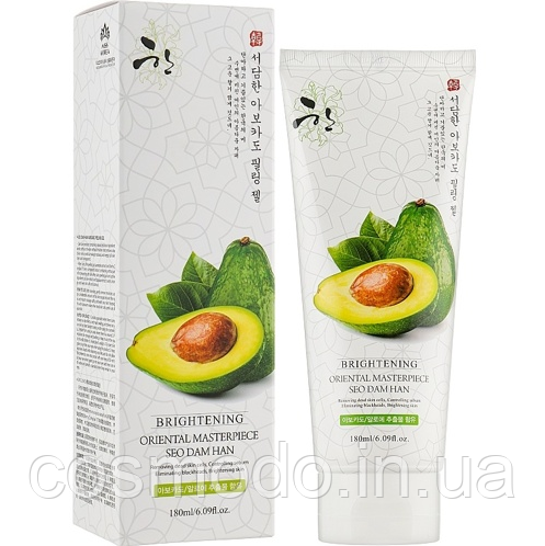 Пілінг-гель для обличчя з авокадо 3W Clinic Seo Dam Han Avocado Peeling Gel