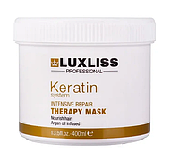 Маска с кератином LuxLiss Keratin Protein Repairing Hair Mask 400 мл