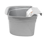 Органайзер підвісний для сміття сірий (ПолімерАгро), фото 5
