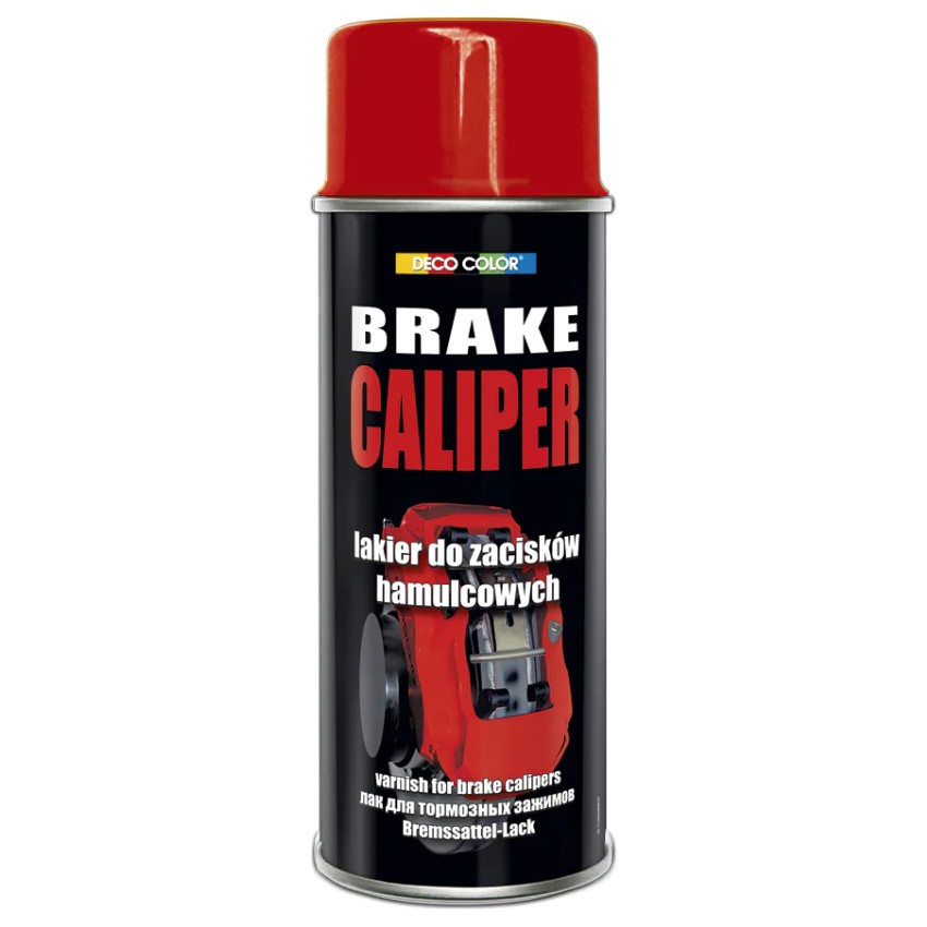 Аерозольна фарба для супортів Deco Color Brake Caliper Червона 400 мл, фото 1
