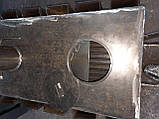 Піч-буржуйка з конвекційними каналами. Опалювально-варильна піч з радіатором 420*600*600, фото 5