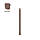 Олівець для брів пудровий Powder Brow Pencil ZOLA (Caramel), фото 3