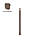 Олівець для брів пудровий Powder Brow Pencil ZOLA (Taupe Brown), фото 3