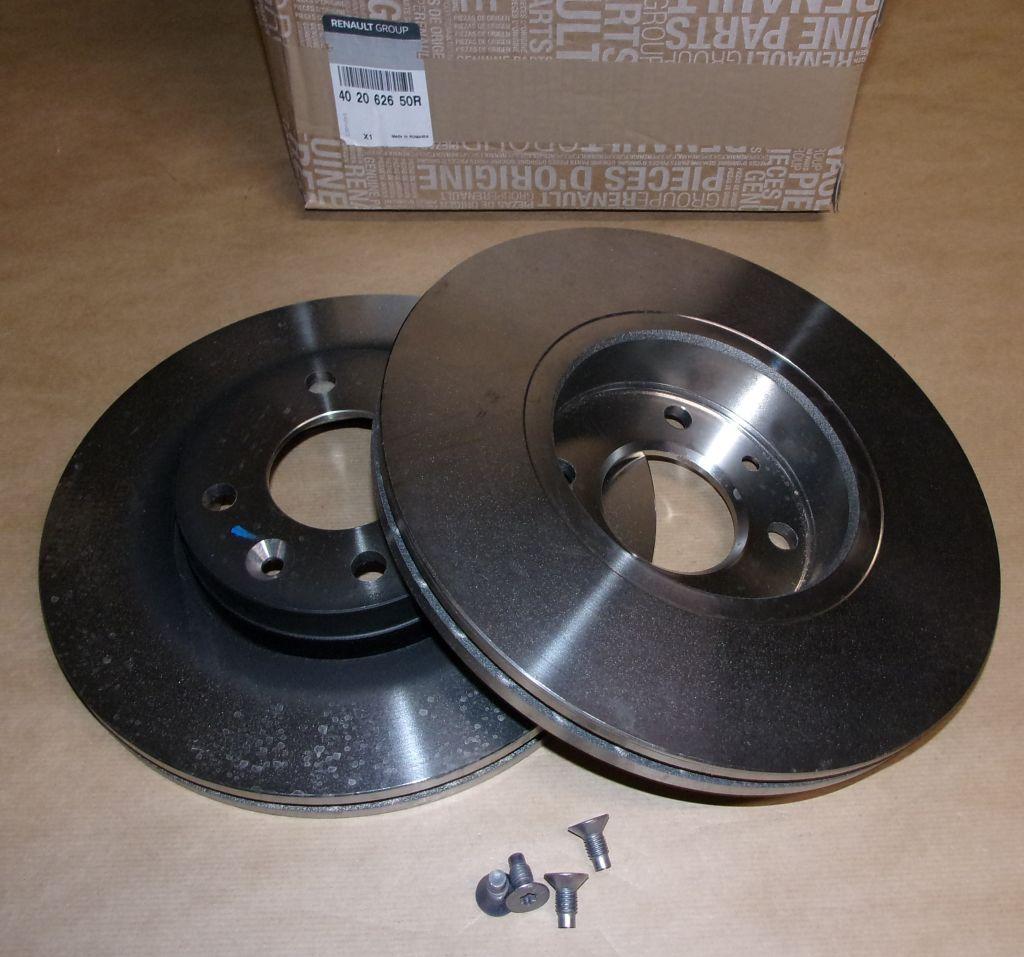 402062650R, диски гальмівні вентильовані (комплект 2 шт.) Renault Logan 2 (2013-...), фото 1
