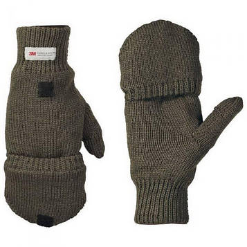 Рукавички з відкидною рукавичкою MIL-TEC 12545001 Thinsulate Олива PeremogaUA
