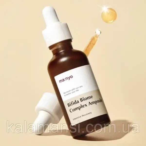 50 мл Омолаживающая сыворотка с лизатом бифидобактерий Manyo Bifida Biome Complex Ampoule, фото 1