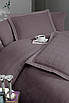 Турецьке Постільне Бельє First Choice Deluxe Satin Stripe Royce Lilac, фото 3
