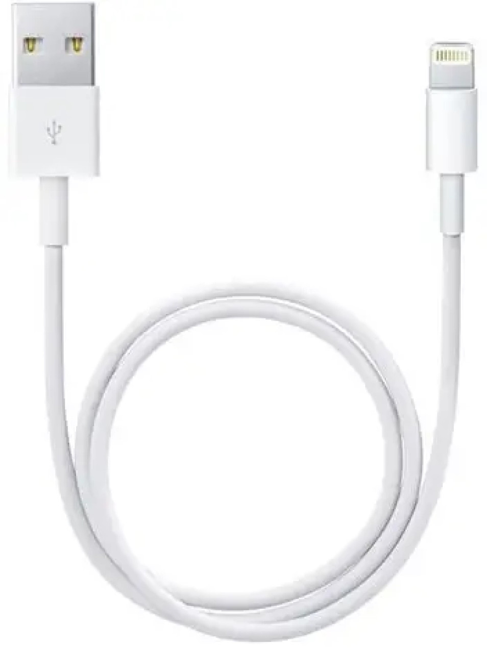 Кабель для заряджання та передачі даних Denmen D22L USB to Lightning Білий 1 м
