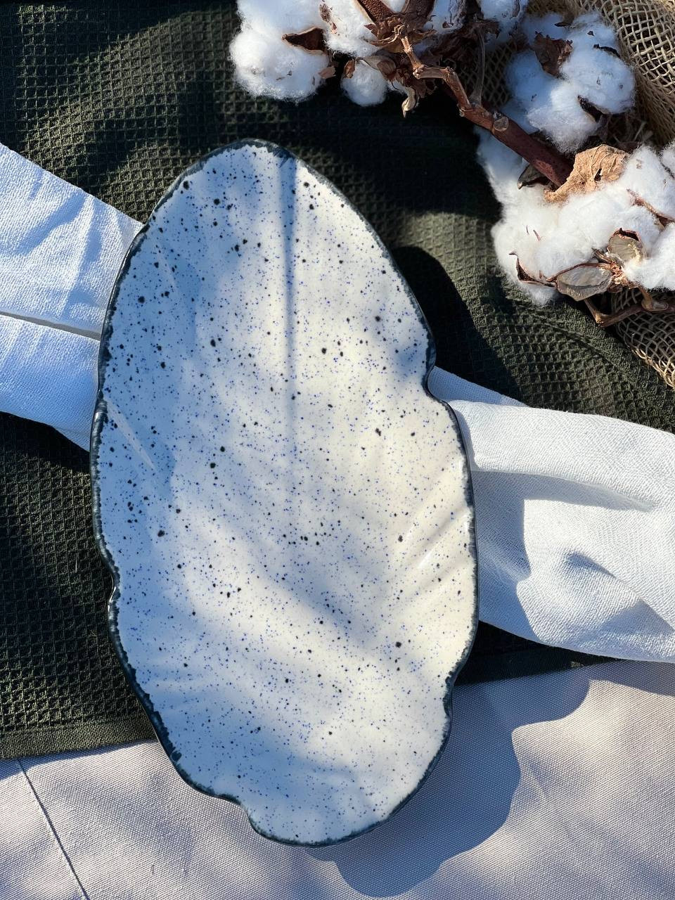 Блюдо "Флора", "Oreo black"