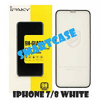 Захисне скло iphone 7/8 white full glue 10D