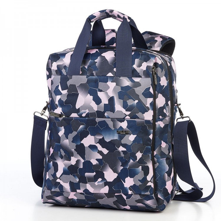 Шкільний рюкзак для дівчинки рожевий камуфляж підлітковий міський молодіжний під формат А4 Dolly 397