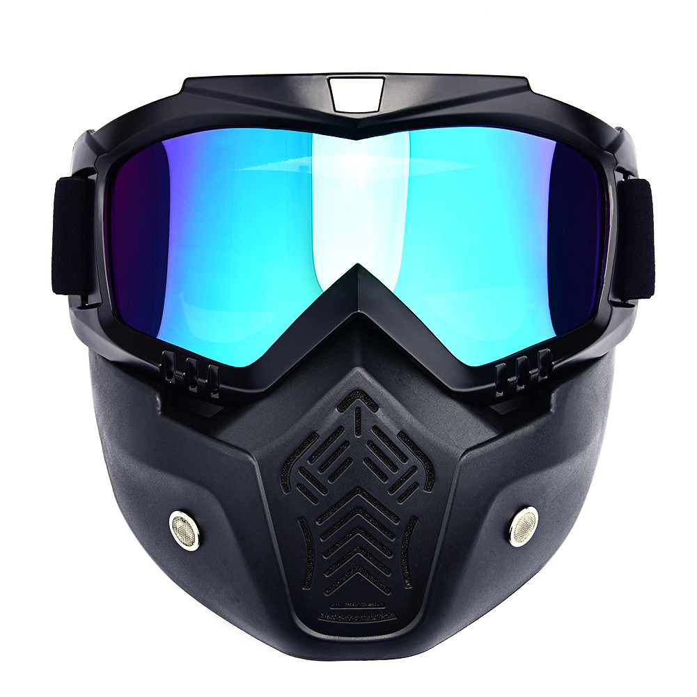 Мотоциклетна маска-трансформер RESTEQ Окуляри, лижна маска, для катання на велосипеді чи квадроциклі