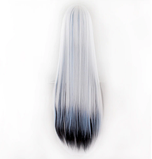 Довгі перуки мульти колір RESTEQ - 100см, білий, синій, чорний. пряме волосся, косплей, аніме, фото 3