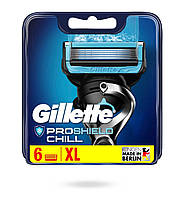 Змінні картриджі для гоління (Леза) Gillette Proshield Chill 6 шт